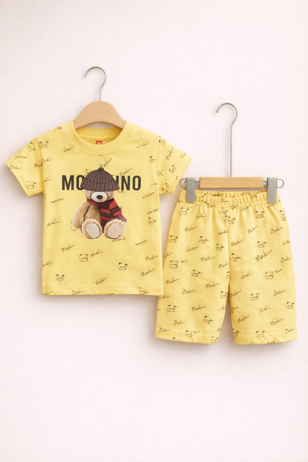 Boys Moschino Bear 2Pcs Set