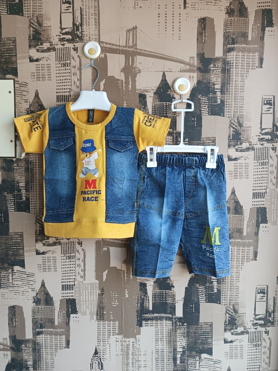 Boys Pacific Race Bear 2Pcs Set