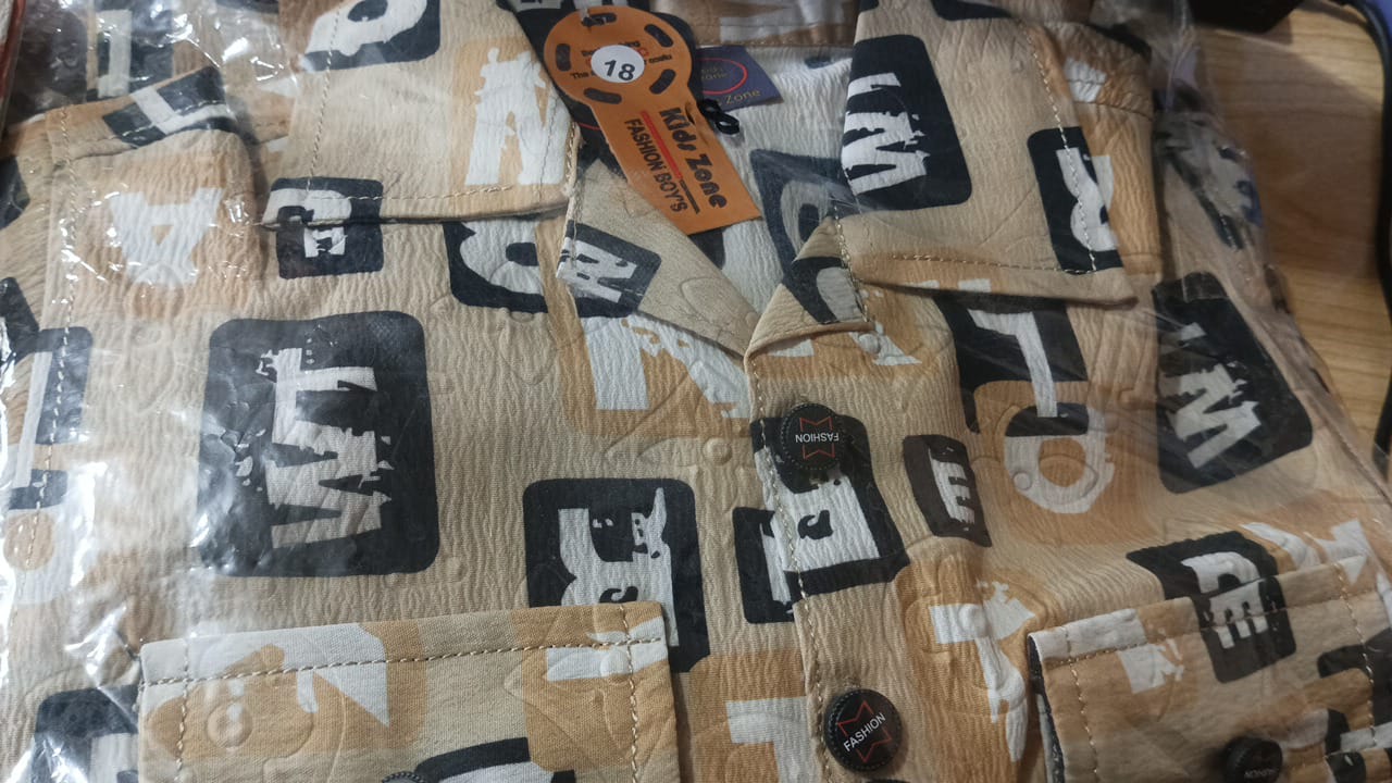 Boys China All Over ABCD 2Pcs Set