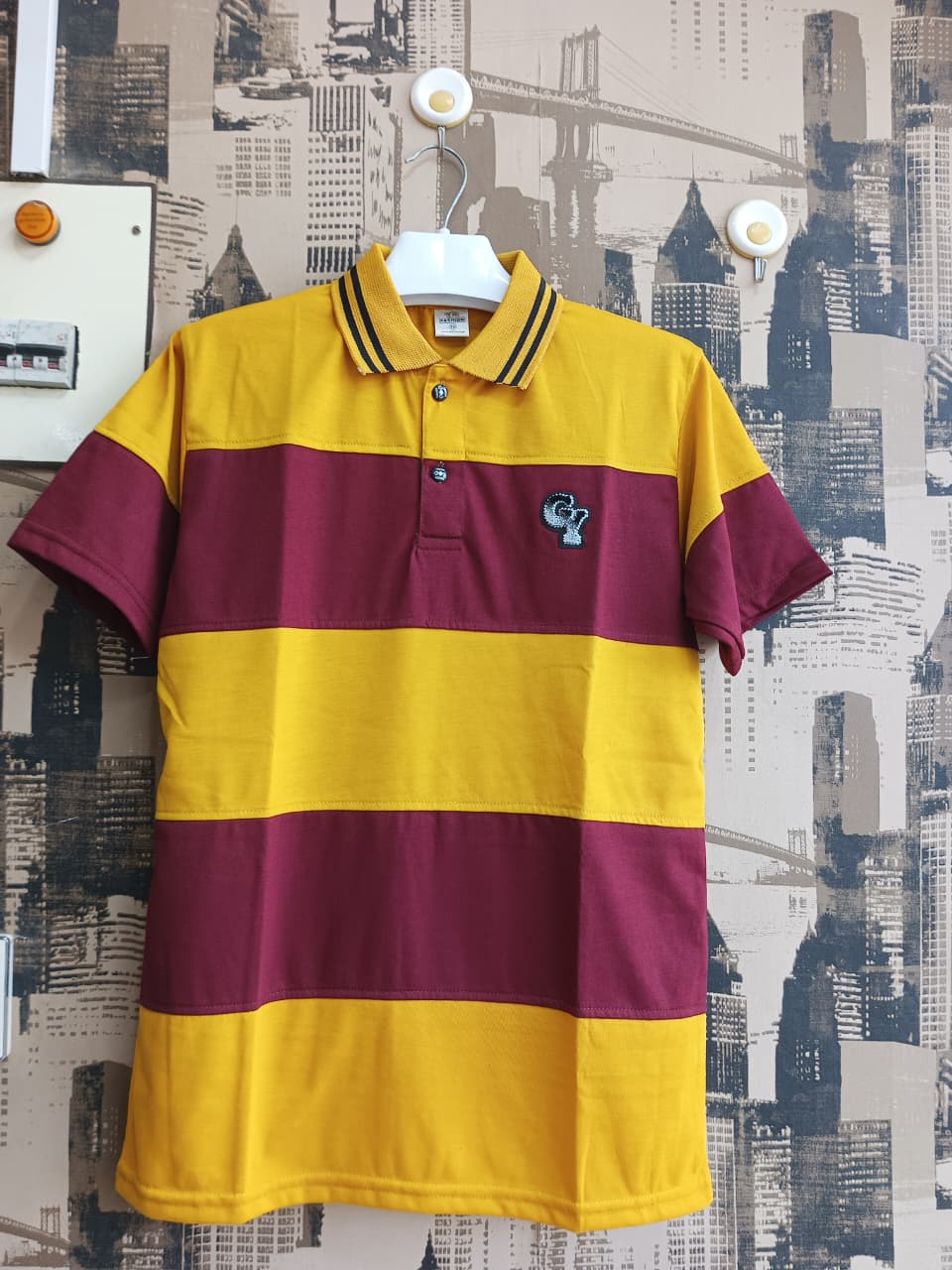 Boys Panel Polo T-Shirt