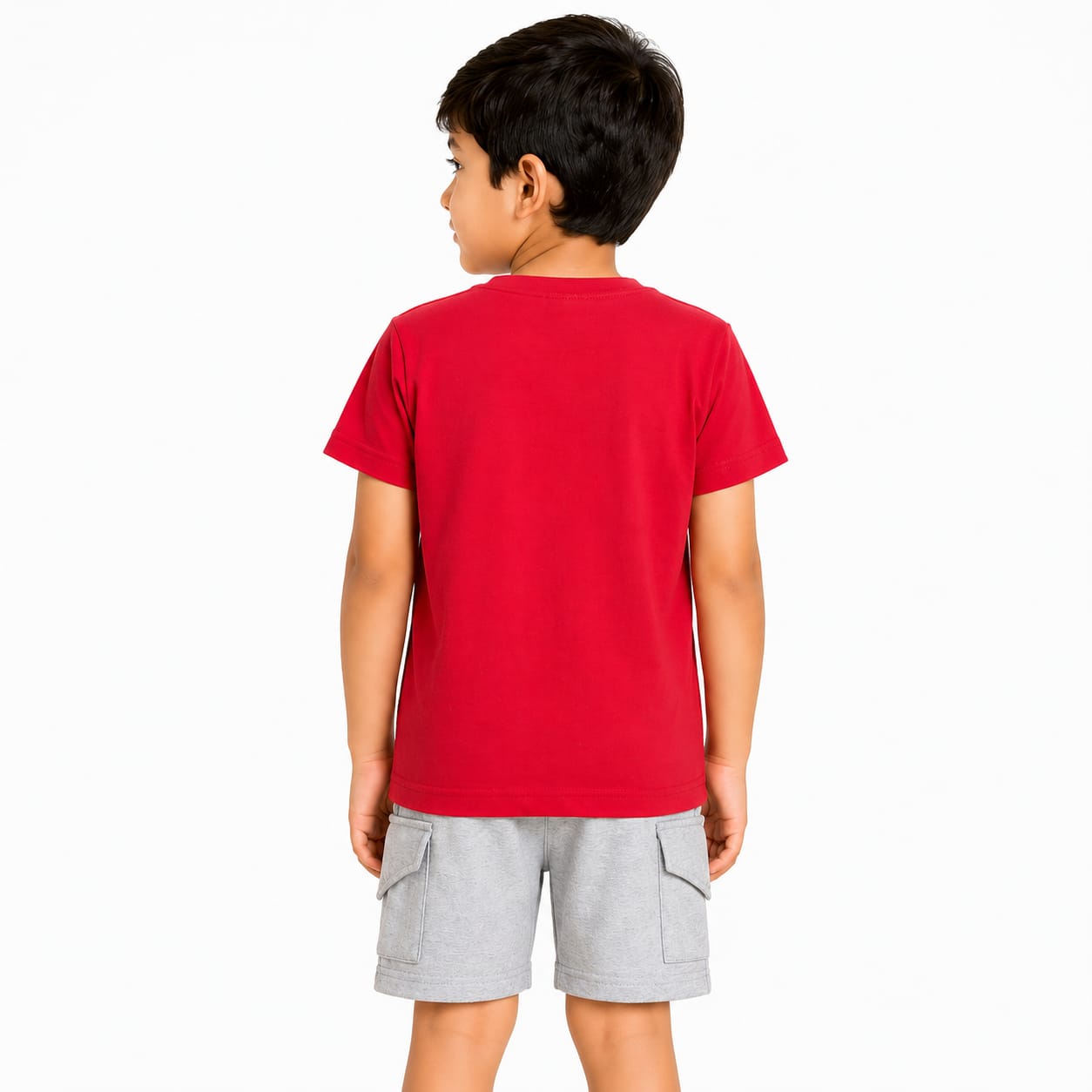 Boys Super Car Contest 2Pcs Suit - Red