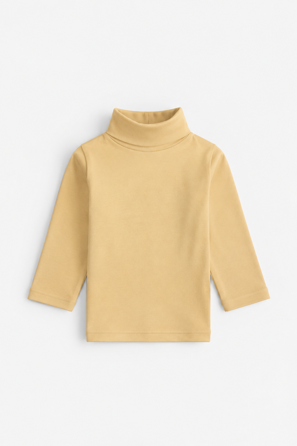Kids Unisex Full Sleeve Plain High-Neck | Skin