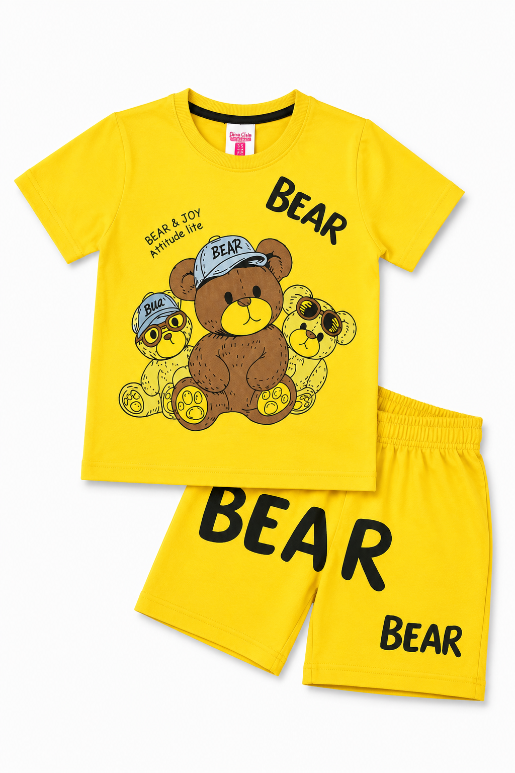 Boys We Bare Bears T-Shirt & Shorts Co-Ord Set