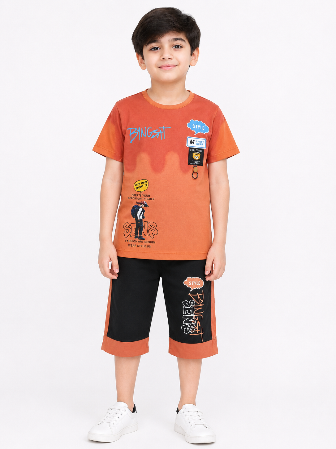 Boys M Sport Wear 2Pcs Suit