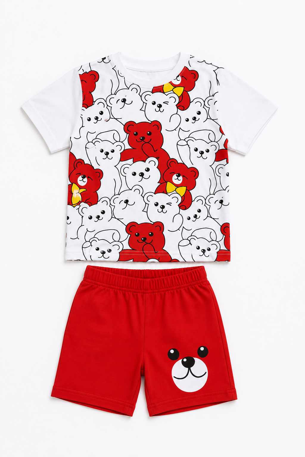 Kids All Over Bear 2 Pcs Brown & White
