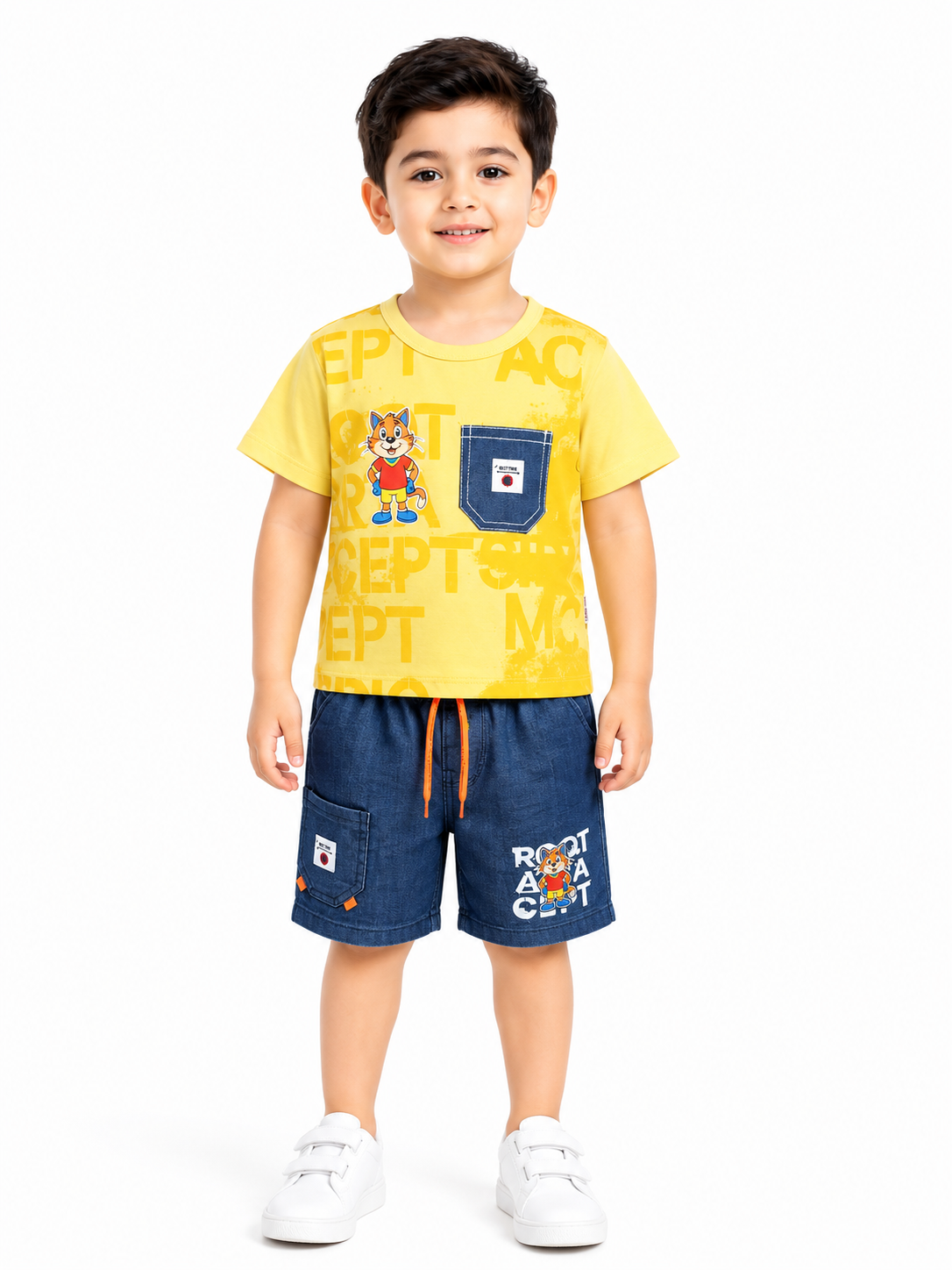 Boys Jerry Best New Print 2Pcs Suit