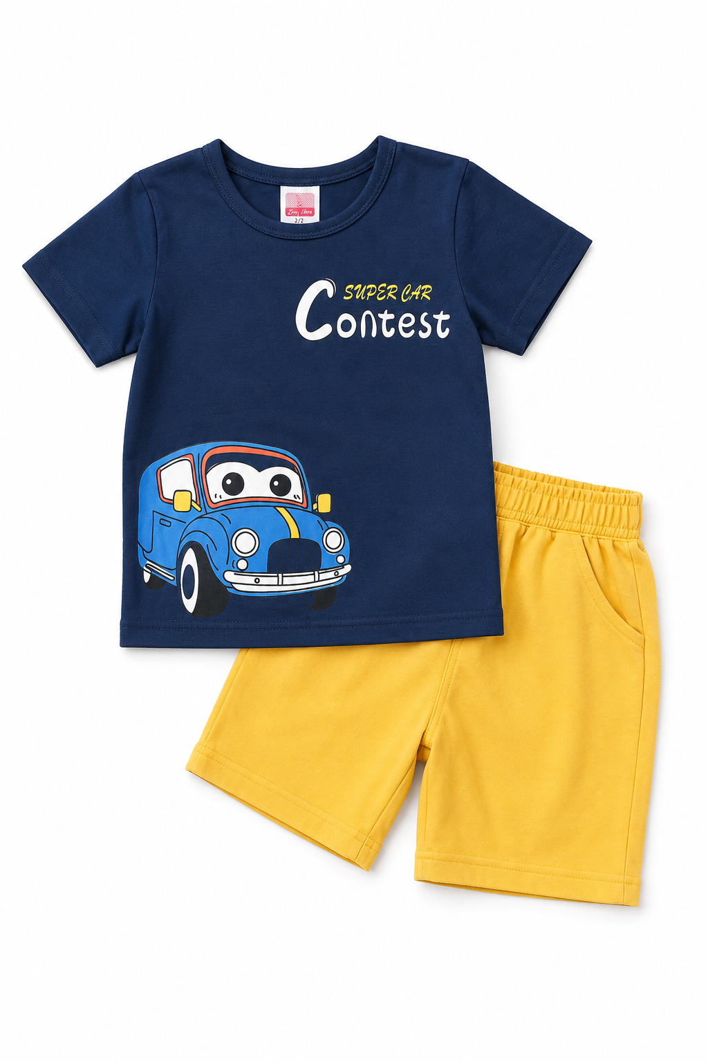 Boys Super Car Contest 2Pcs Suit - Picoc