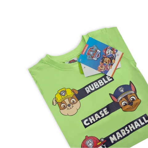 Boys PAW Patrol T-Shirt - Light Green