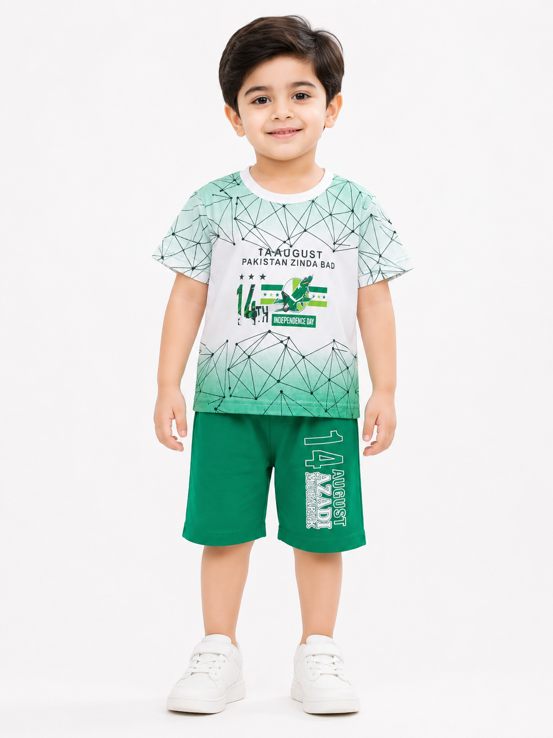 14th August Boys T-Shirt & Shorts Set