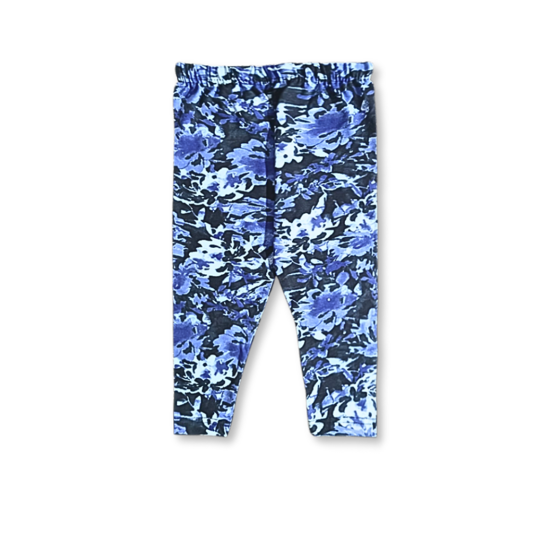 Girls Purple Printed Trouser