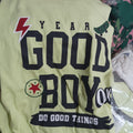 Kids Good Boy Night Suit - Green