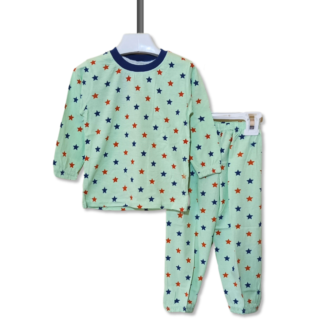 Kids Star Printed Night Suit