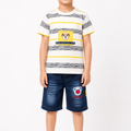 Boys Bear Happy Lining 2Pcs Suit