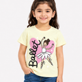 Girls Cream Ballet Graphic T-Shirt