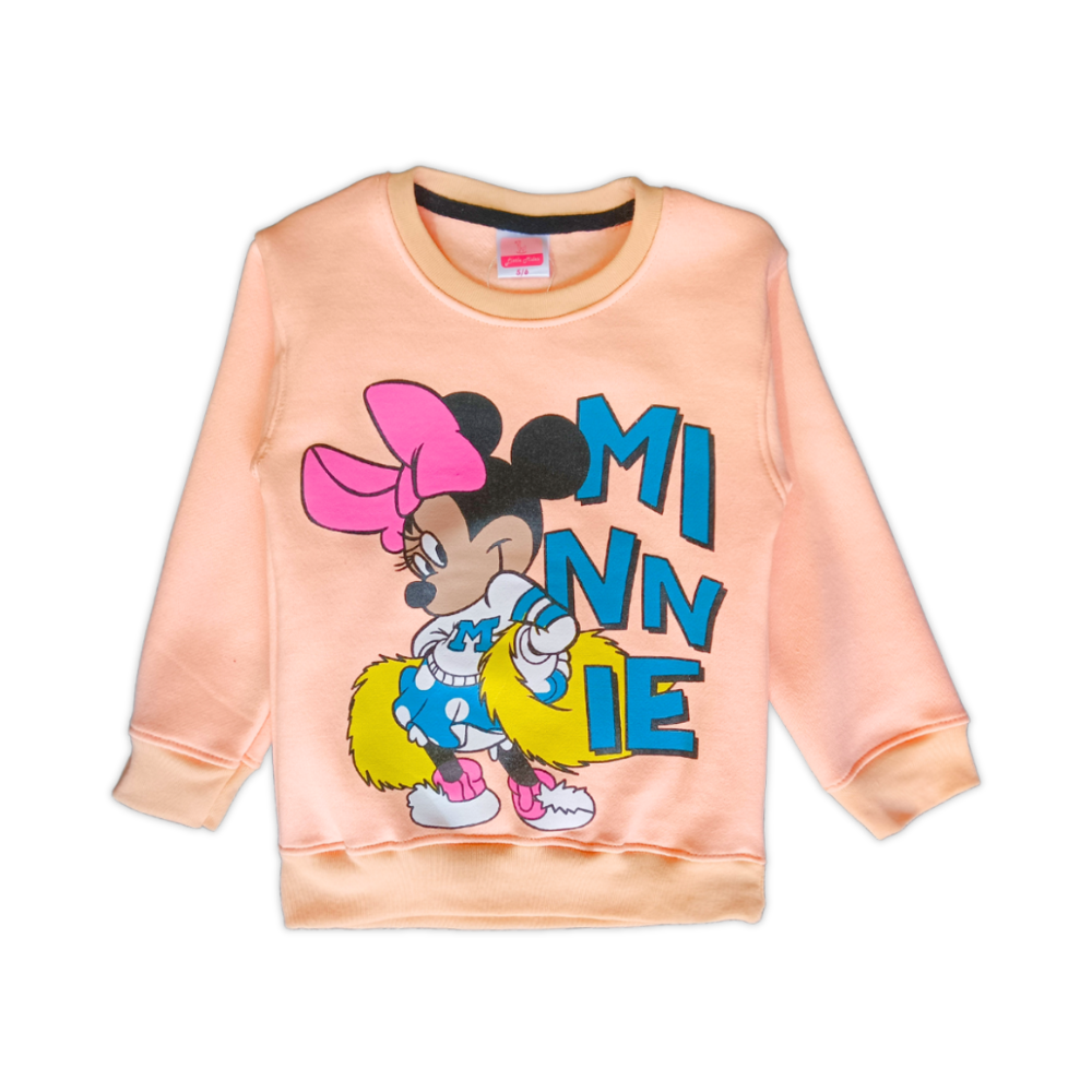 Girls' Minnie Sweatshirt – Orange