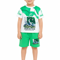 Pakistan Resolution Day Kids T-Shirt & Shorts Set