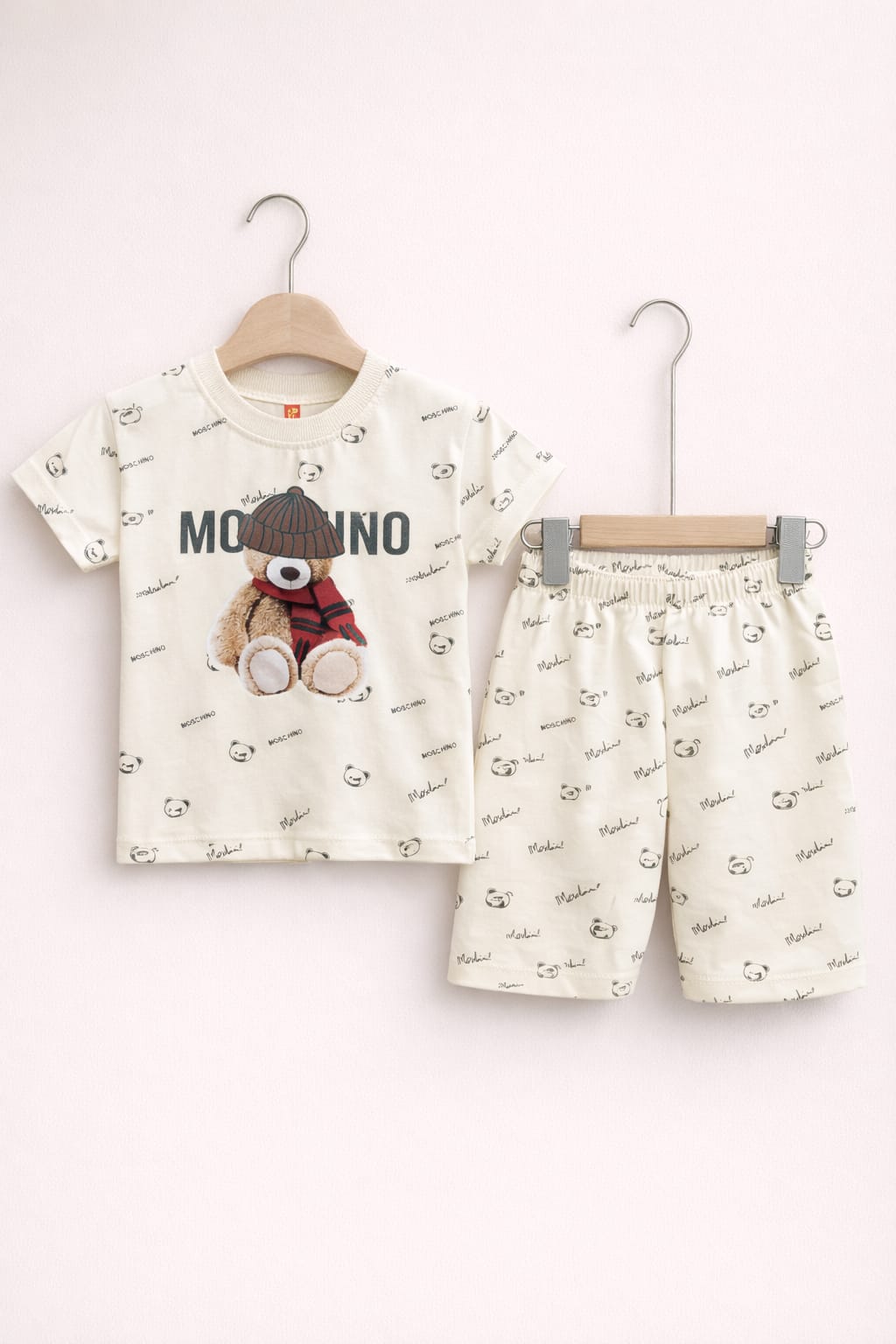 Boys Moschino Bear 2Pcs Set