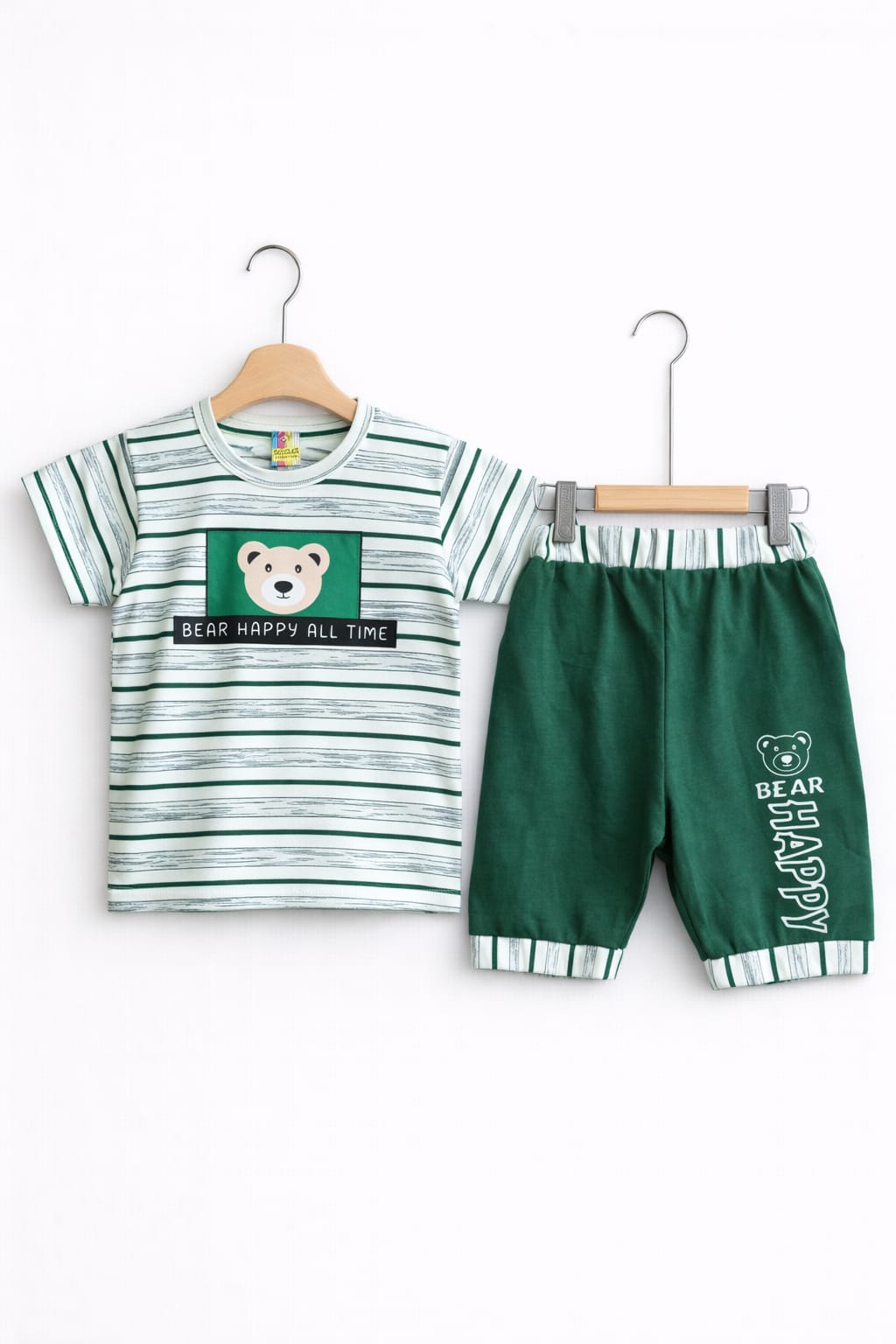 Boys Bear Happy 2Pcs Set