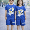Kids Surfer Fish 2 Pcs Suit - Blue