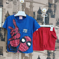 Kids Bring It On Spider 2Pcs Suit - Red & Blue