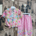 Girls All Over Flower Print 2Pcs Suit