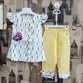 Girls Flower Frock Style 2Pcs Suit