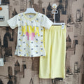 Girls Mama Bow Print 2Pcs Suit
