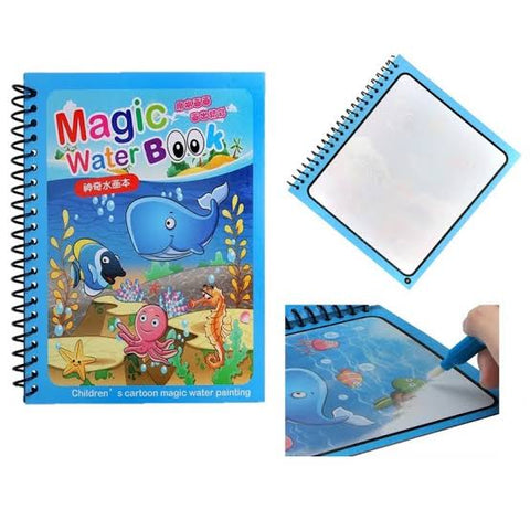 Watercolor Magic Book Drawing Book with Pen Reusable