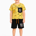 Boys Bear Print 2Pcs Suit