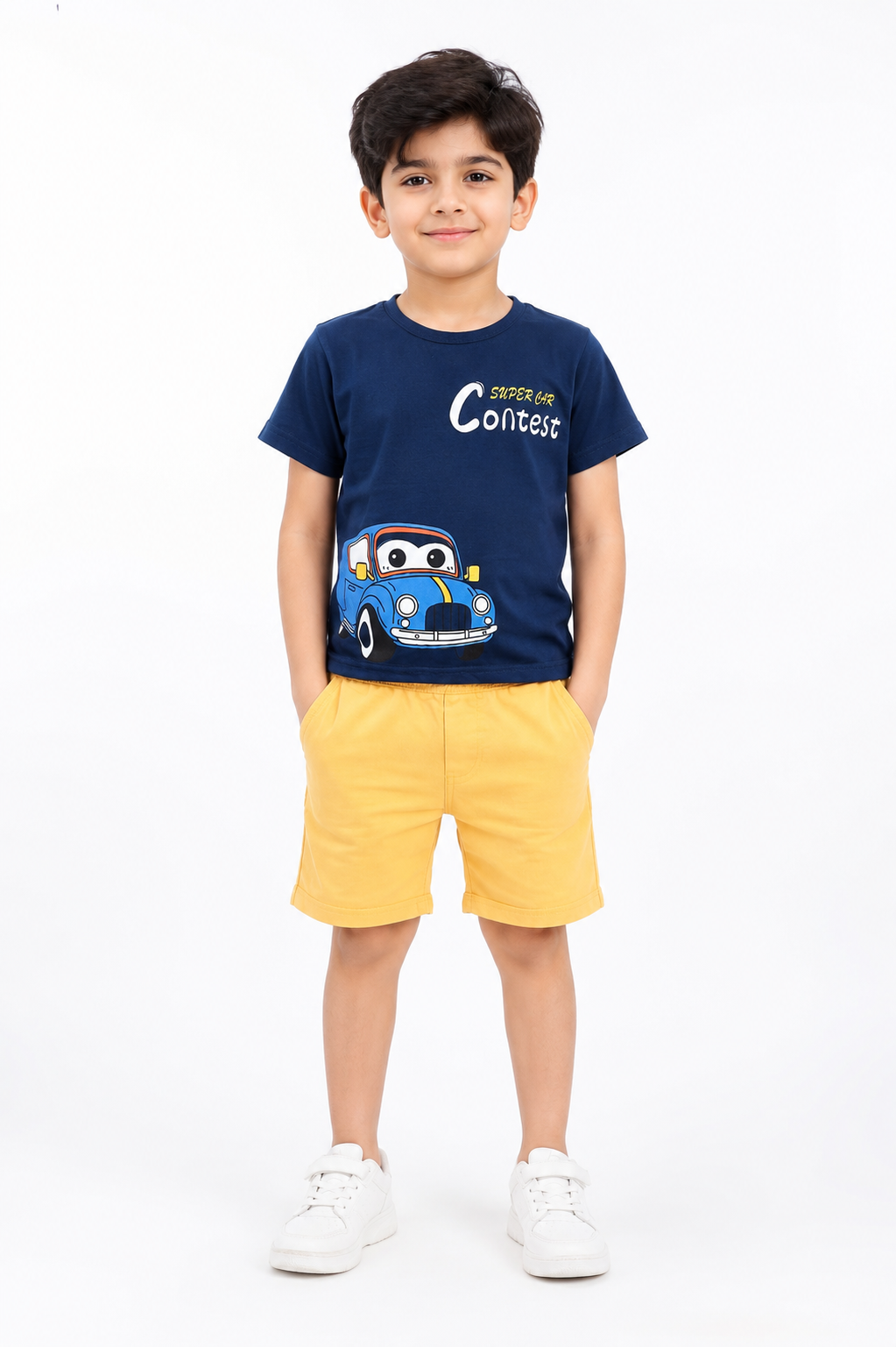 Boys Super Car Contest 2Pcs Suit - Picoc