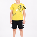 Boys Dino Adventure Summer Suit - Yellow