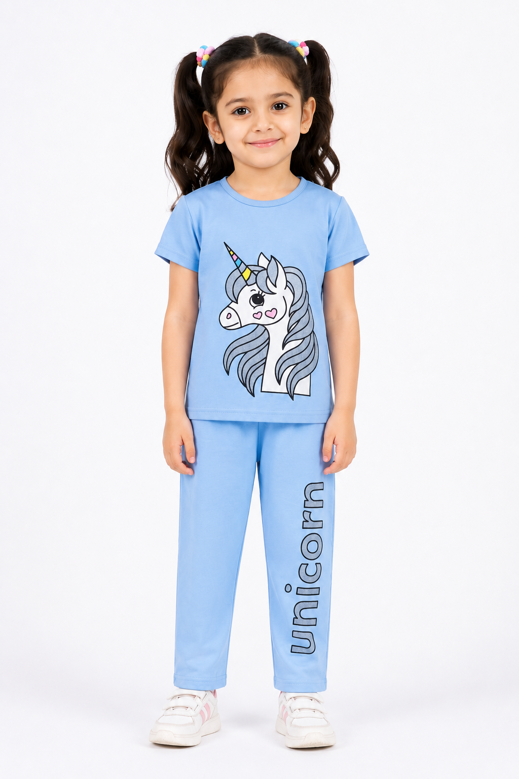 Girls Unicorn Print 2 Pcs Suit