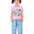 Kids Good Mood Night Suit - Pink & Blue
