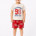 Boys California 98 2Pcs Suit - Red