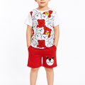 Kids All Over Bear 2 Pcs Brown & White