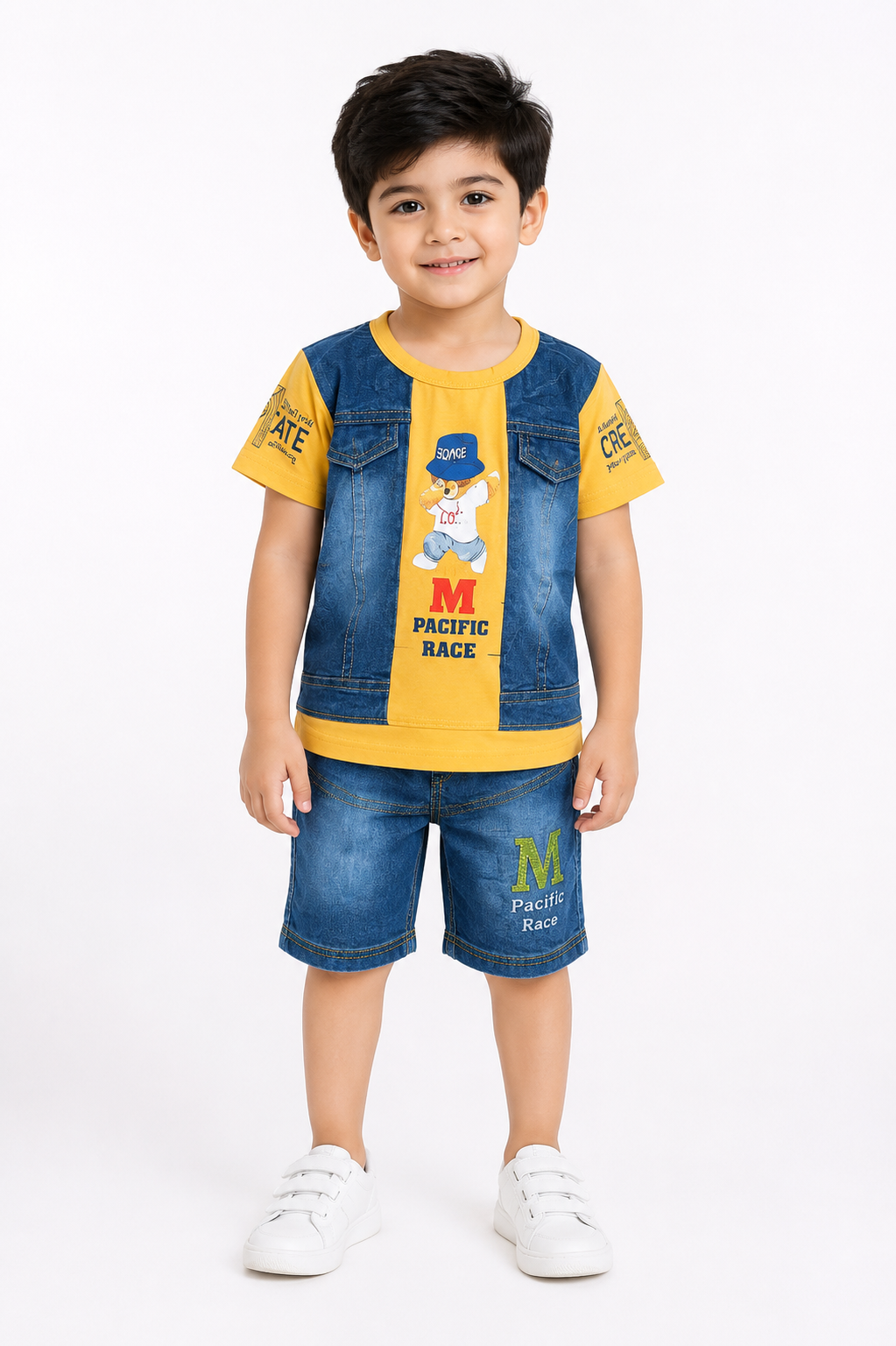 Boys Pacific Race Bear 2Pcs Set