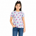 Girls All Over Strawberry T-Shirt - Gray