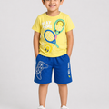 Kids Play Time Racket 2Pcs Suit - Yellow & Blue