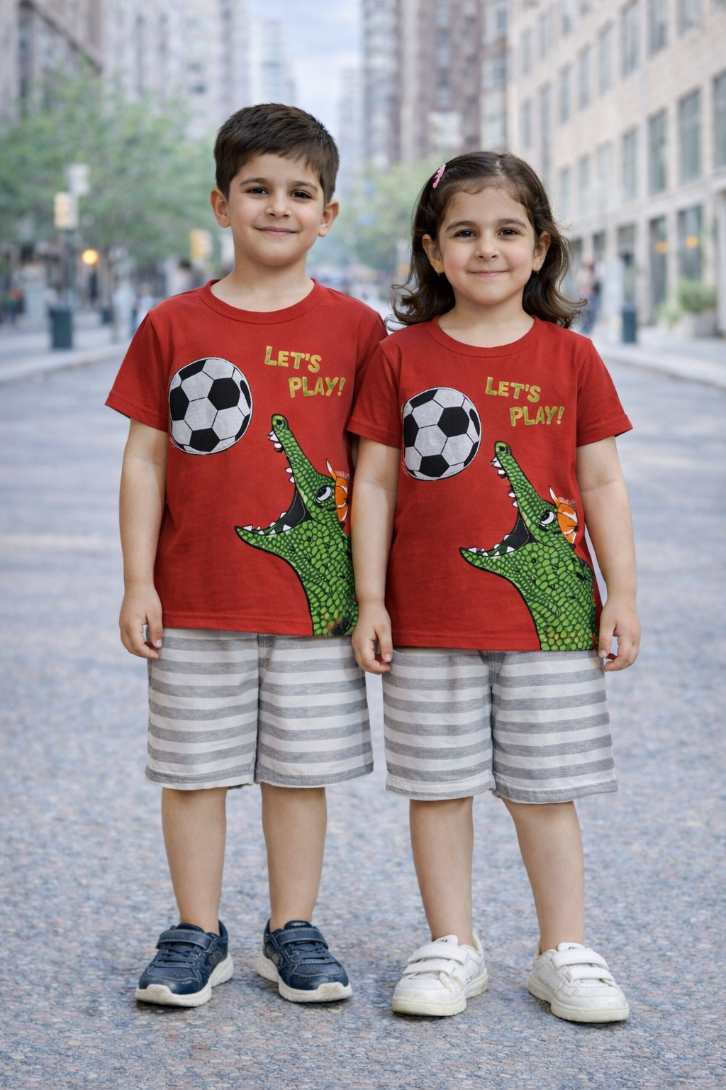 Kids Lest Play Ball Dino 2 Pcs Suit