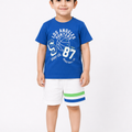 Boys Sport CO. 87 2Pcs Suit - Blue & White