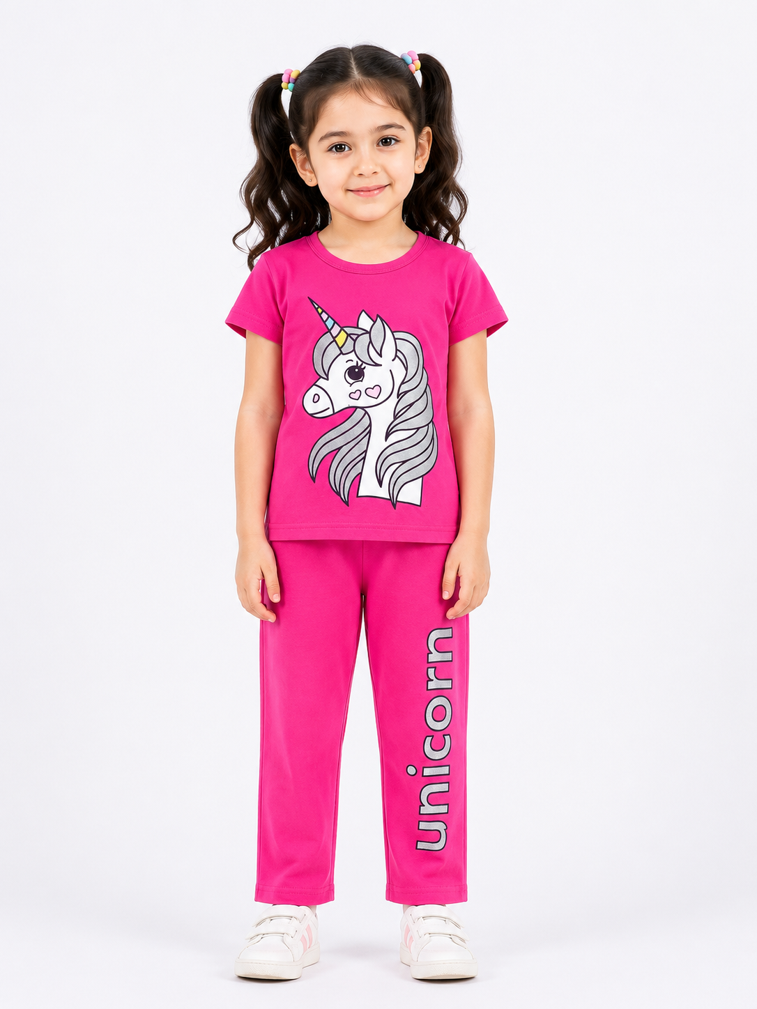 Girls Unicorn Print 2 Pcs Suit