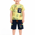 Boys PE RUN Print 2Pcs Suit